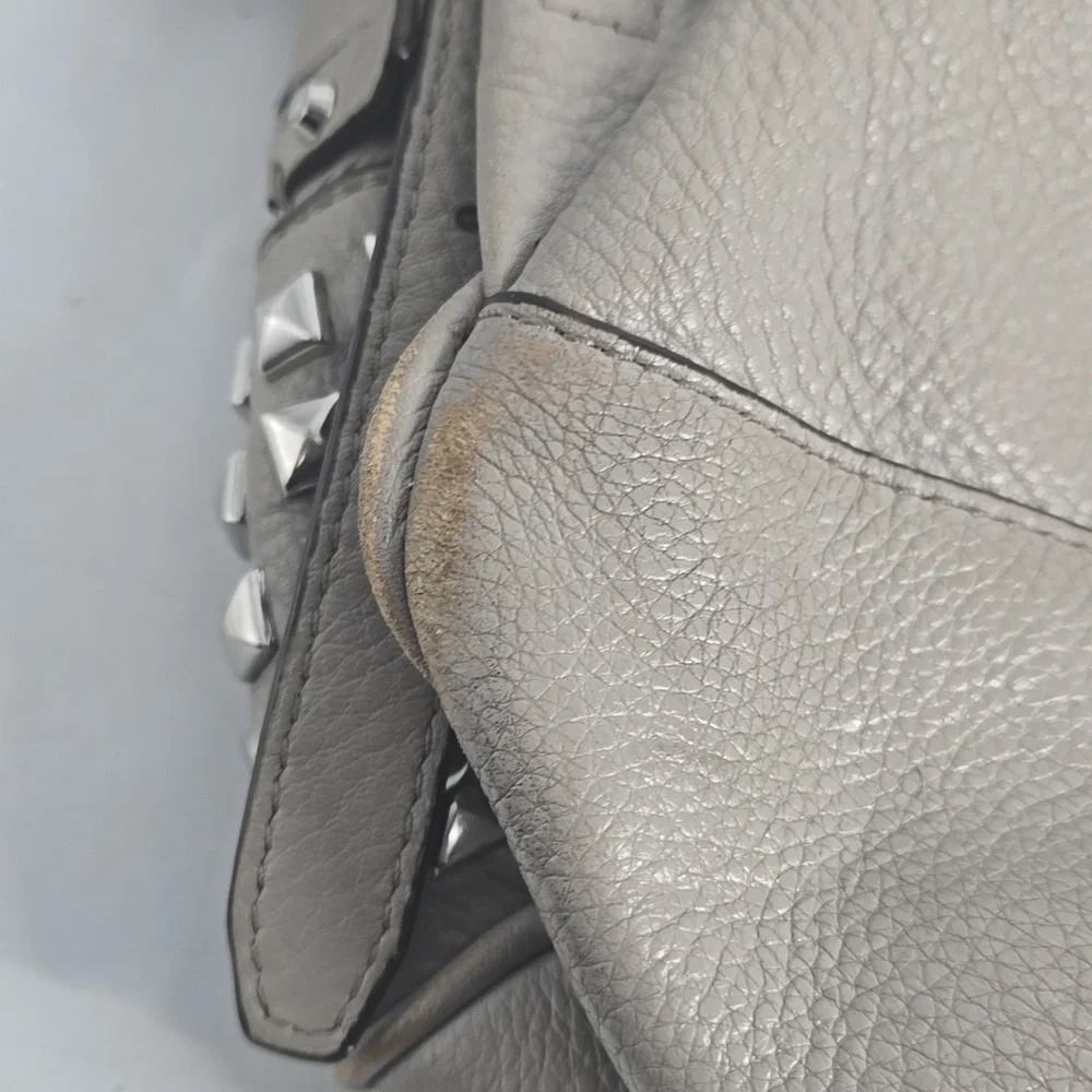 Michael Kors Gray Studded Backpack
